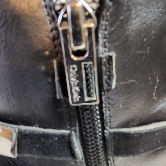Calvin Klein Black Ankle Boots - Picture 11 of 12